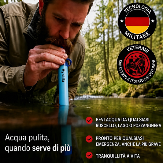 HYDRO-X1 Filtro per acqua d’emergenza (1.500 litri)