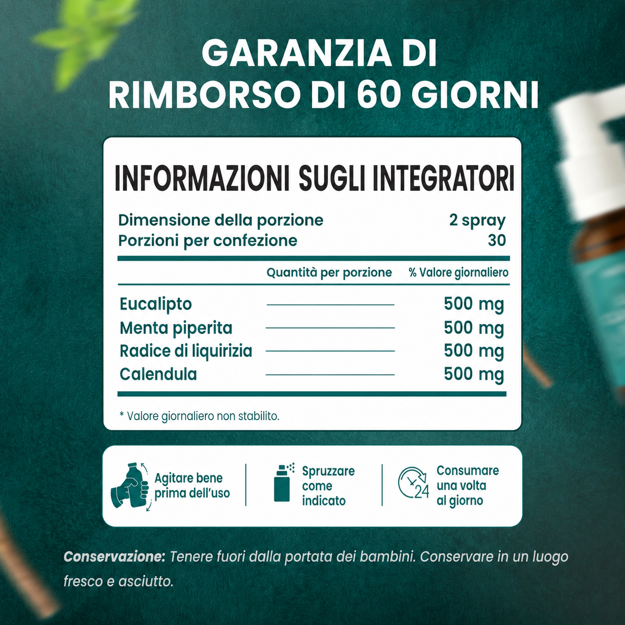 Vyralla™ Spray Detergente per i Polmoni