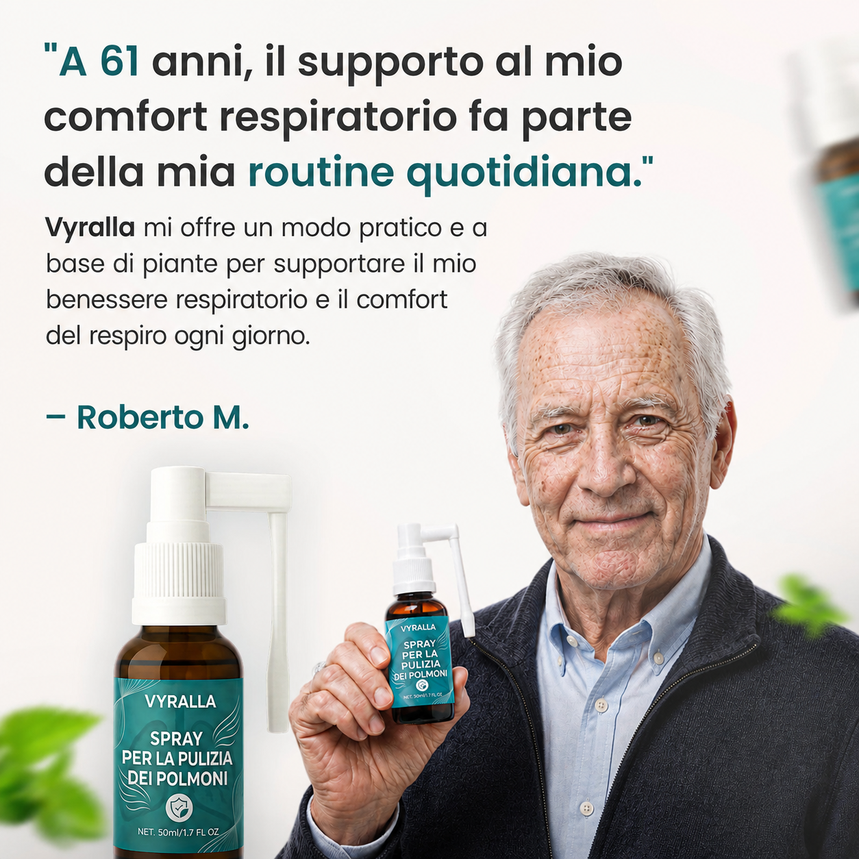 Vyralla™ Spray Detergente per i Polmoni