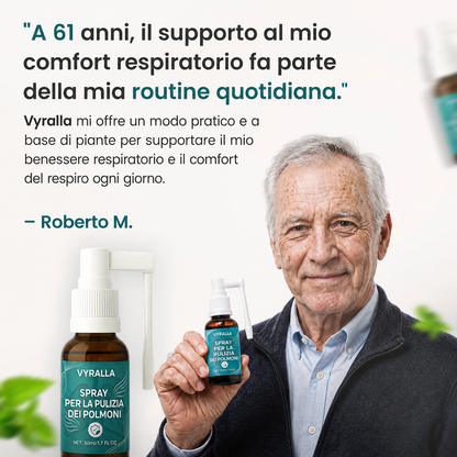 Vyralla™ Spray Detergente per i Polmoni